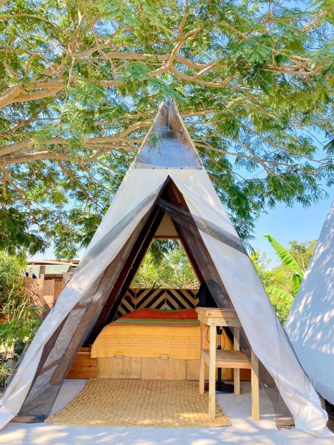 Hotel Glamping Tepeyollotl Troncones Zewnętrze zdjęcie